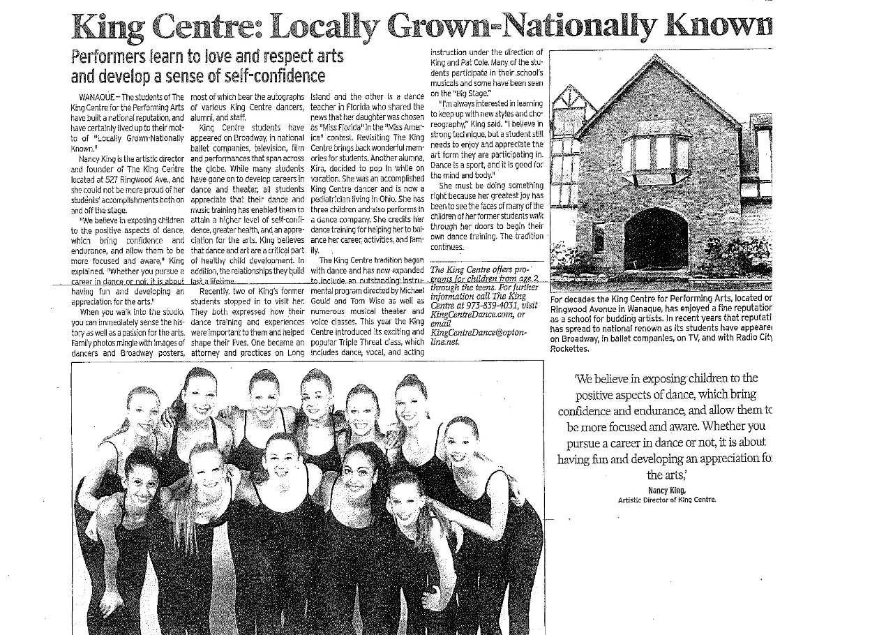 King Centre: Locally Grown, Nationally Known